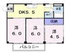 シティハイツ真野 3DKの間取り