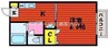 パシフィック　Ｂ棟 1Kの間取り