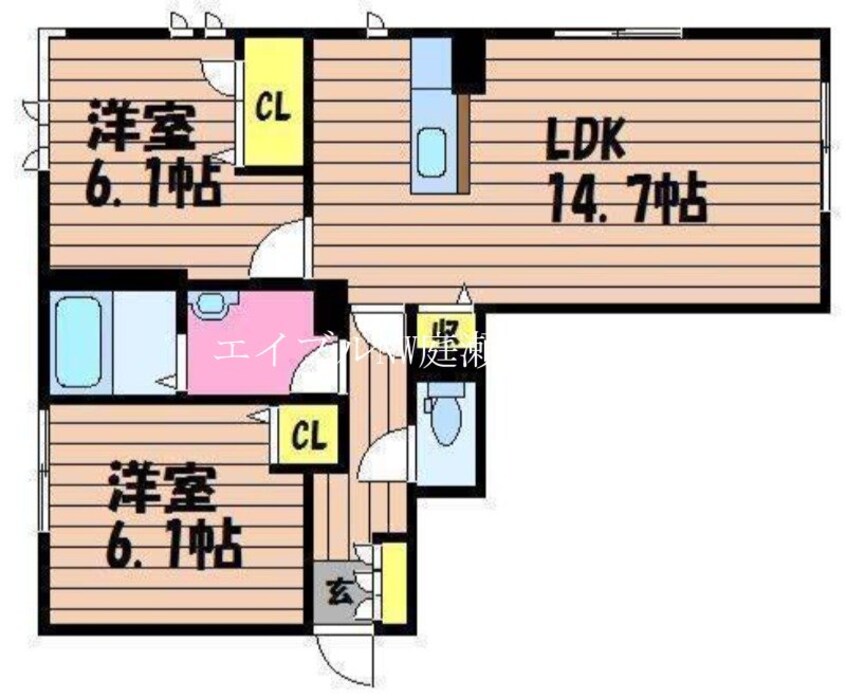 間取図 リーオグレイス