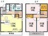 プランク・ラヴィーン　B棟 3LDKの間取り