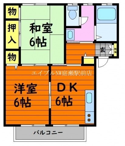 間取り図 総社Sフラッツ　A棟