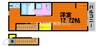 ソフィスコート総社駅南 1Rの間取り