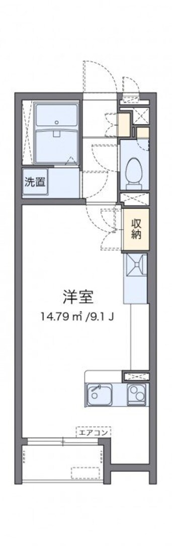 間取図 ミランダララモナ　Ｋ２