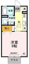 アーバンヴィラ 1Kの間取り