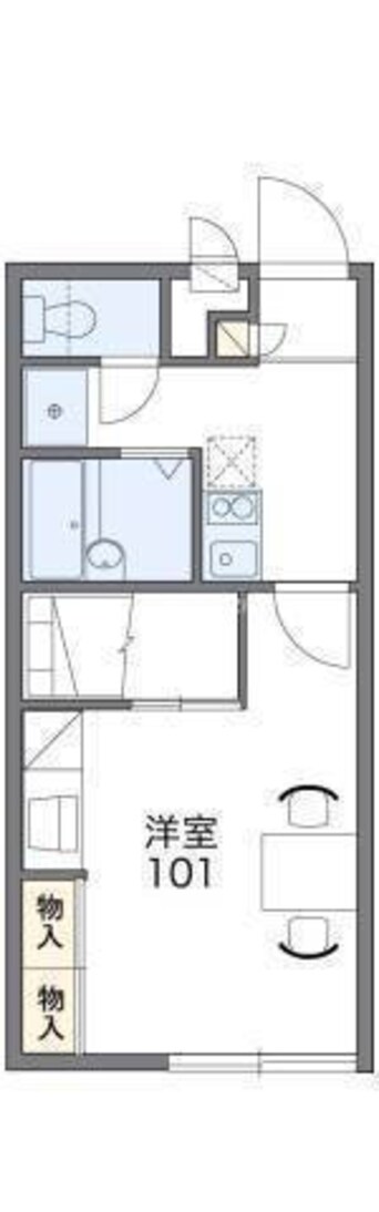 間取図 レオパレスおいし