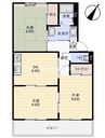 コスモハウス 3DKの間取り