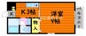 アモロッソ　トリプルS 1Kの間取り
