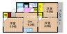 サンハイツ　いたの　Ａ棟 3DKの間取り