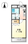 グリーンパレスⅢ 1Kの間取り