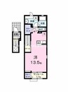 ルフレ　Ⅱ 1Rの間取り