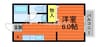 コーポエースライン 1Kの間取り