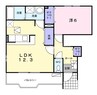 ブリーズＨ 1LDKの間取り