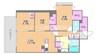 ポレスター岡山幸町 3LDKの間取り