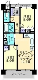 アルファステイツ中庄駅前Ⅱの間取図