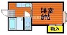 アルパーク２１ 1Kの間取り