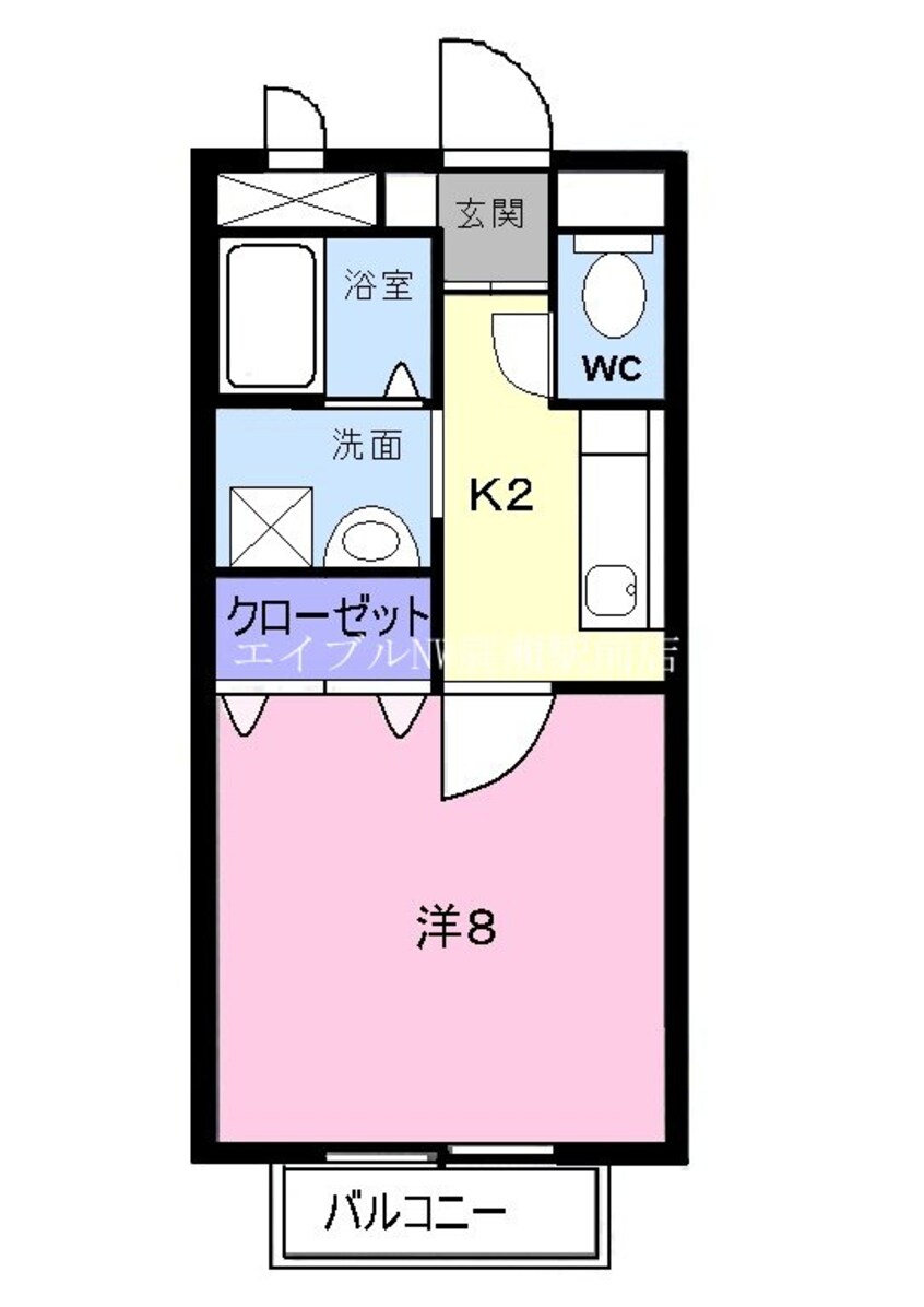 間取図 ディメイン小池