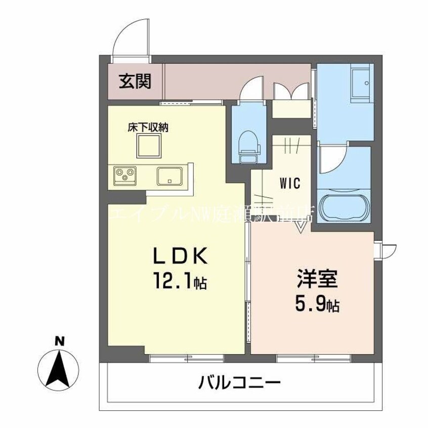 間取図 サンフェリーチェⅡ