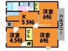 ハイツ片山 3Kの間取り