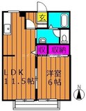 ビーライン撫川　Ａ棟の間取図