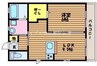 ティエラＡ 1LDKの間取り