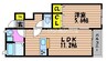 カーム妹尾駅前 1LDKの間取り