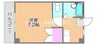 リーガⅡ 1Kの間取り