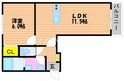 リュミエール　Ａの間取図