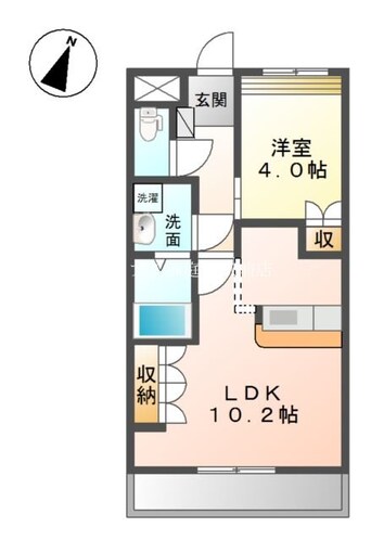 間取図 プリムロウズコート
