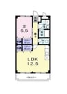 マンションエトランゼ 1LDKの間取り