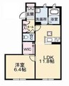 レガーロ 1LDKの間取り