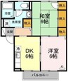 ジョイコート 2DKの間取り