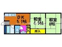 森本アパートの間取図