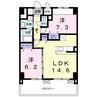 ケイマイティ　Ⅱ 2LDKの間取り