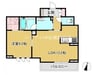 エクセレンテ 1LDKの間取り