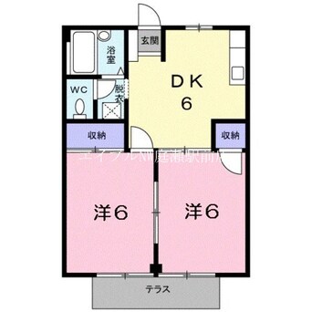 間取図 シティハイツエバーＫ２