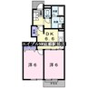 ビッグベア－　Ｂ 2DKの間取り