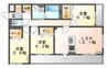 ベラパーシェ 3LDKの間取り