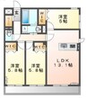 ベラパーシェ 3LDKの間取り