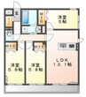 ベラパーシェ 3LDKの間取り