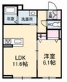 ソレイユコート白石 1LDKの間取り