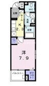 ＳＵＮ１６浜町 1Kの間取り