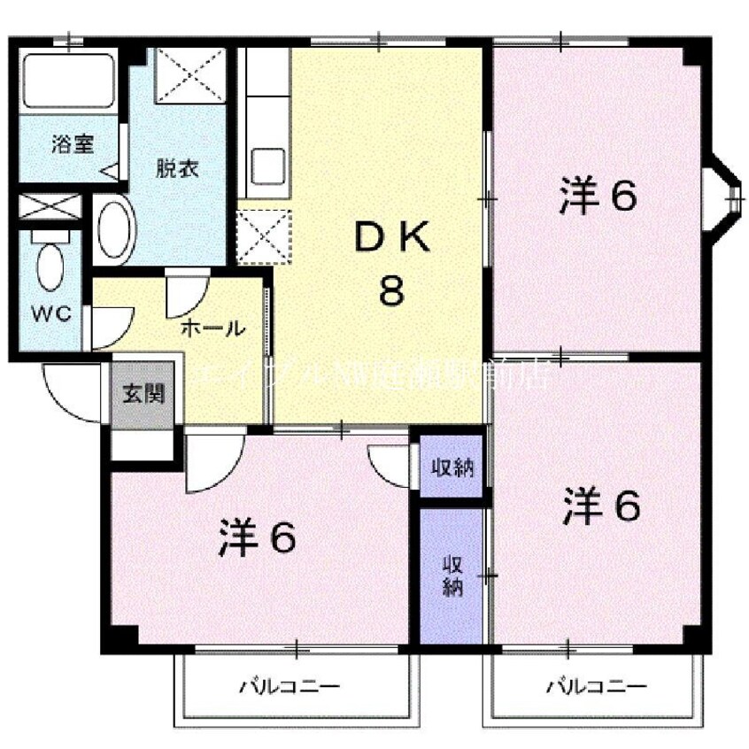 間取図 ボナール平野Ａ