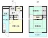 難波住宅 3Kの間取り