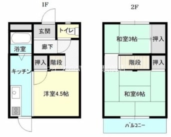 間取図 難波住宅