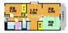 アンティム 3LDKの間取り