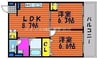 Precious-K 2LDKの間取り