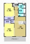マンション・裕 2LDKの間取り