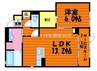 Kadoyakan　Ｃ棟 1LDK+Sの間取り