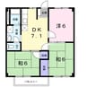ニューシティ山崎 3DKの間取り