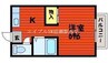 ブルーベル 1Kの間取り